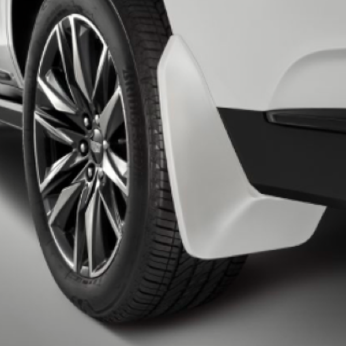 Cadillac Splash Guards - Rear Moulded, Crystal White Tricoat 84773687