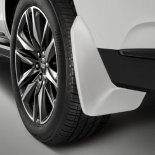 Cadillac Splash Guards - Rear Moulded, Crystal White Tricoat 84773687