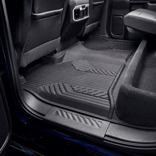 Chevrolet Floor Liners - Second-Row Premium All Weather, AT4\/Z71, Jet Black for 2020-2024  Silverado 1500 84348198