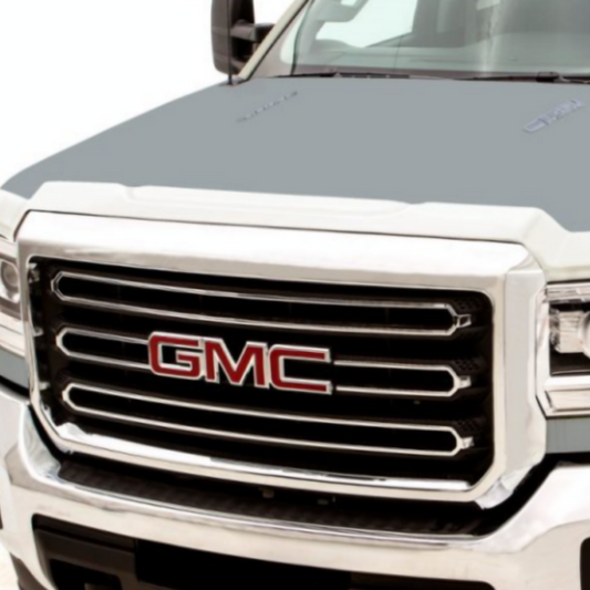GMC Moulded Hood Protector - Associated Accessories, Aeroskin, Chrome 19419579