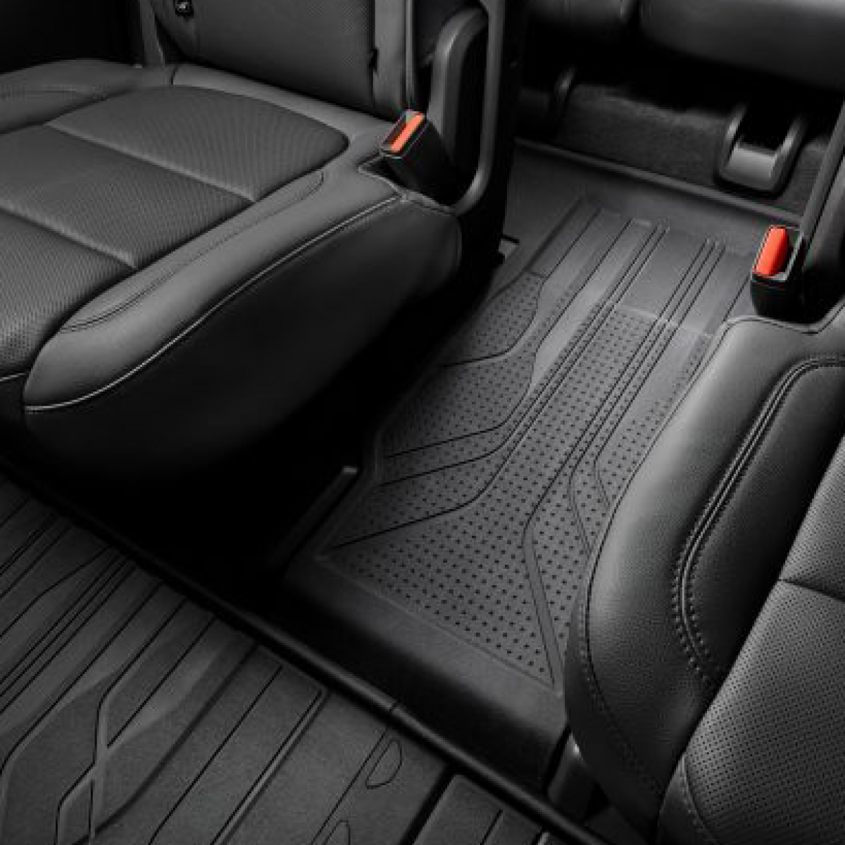 Chevrolet Floor Liners - Third Row Premium All Weather, Captain's, Jet Black for 2018-2023 Traverse 84206889