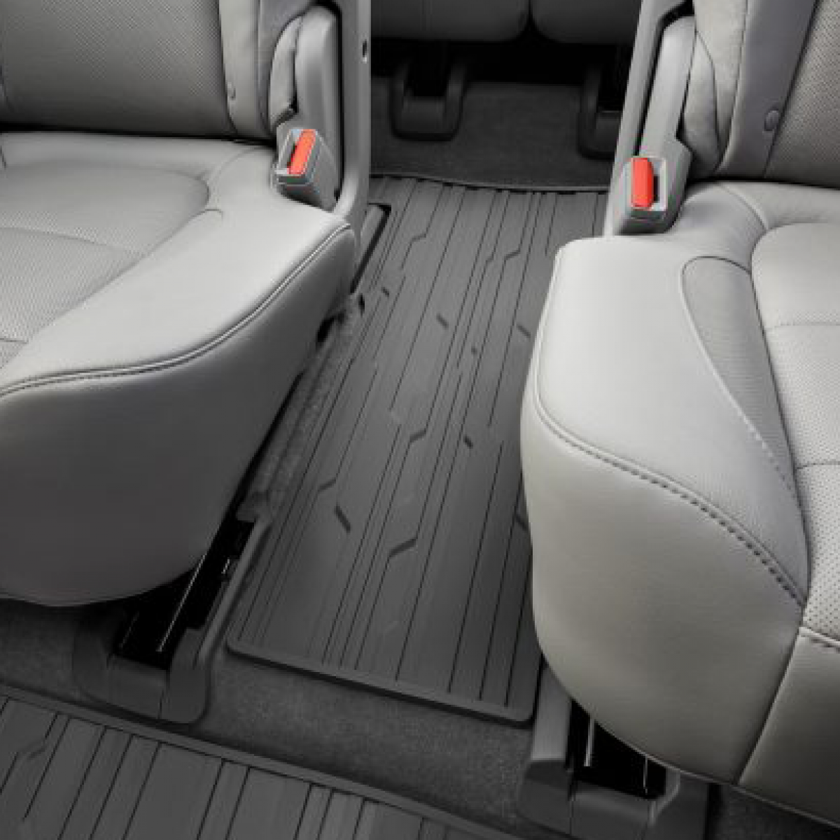 GMC Floor Mats - Third Row Premium All Weather, Captain's, Dark Ash Grey for 2017-2023 Acadia 84042976