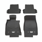 Cadillac Floor Mats - Front & Rear Premium All Weather, Cadillac Logo, Jet Black 84841838