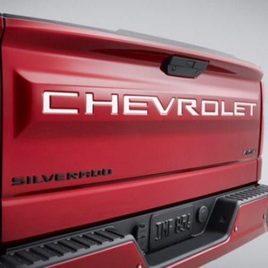 Chevrolet Decals - Tailgate Lettering, Silver 84425985