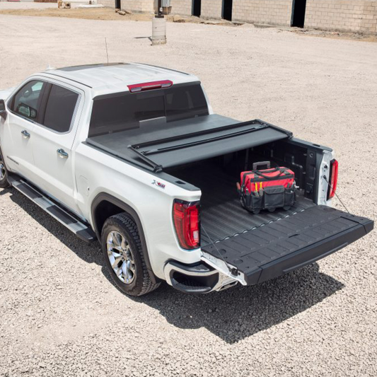 GMC Tonneau Cover - Associated Accessories, Soft Folding, Tri-Fold, With CarbonPro Bed 19421162