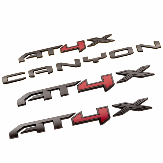 GMC Exterior Emblems - Canyon AT4X, Black 85660269