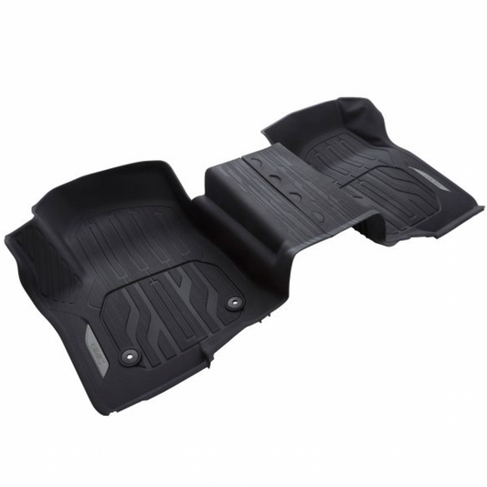 GMC Floor Liners - Front Premium All Weather, W\/O Console, GMC Logo, Jet Black 84418536