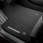 Chevrolet Floor Mats - Front Premium Carpet, Chevrolet Script, Jet Black with Dark Titanium Stitching 84188772