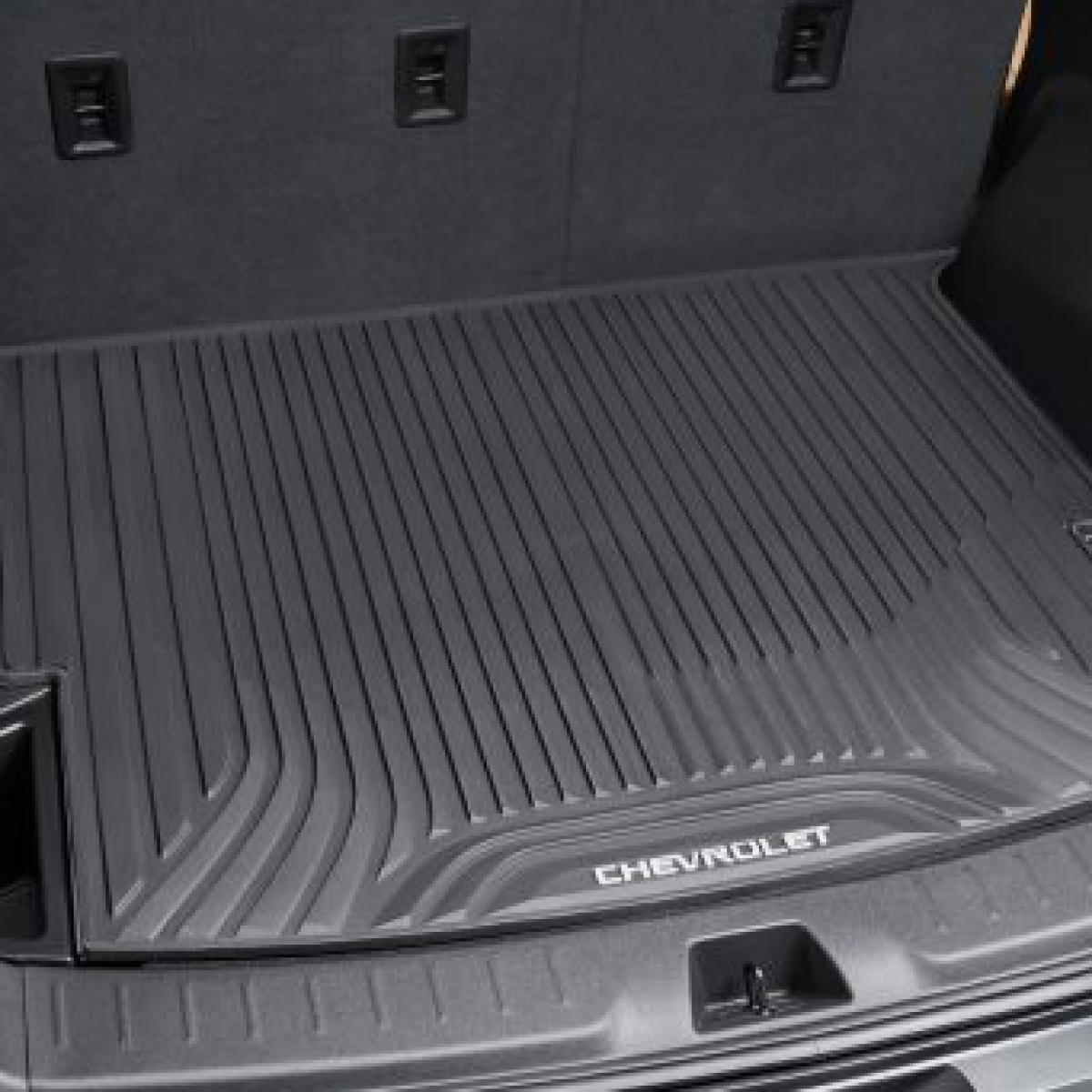 Chevrolet Cargo Mat - Premium All-Weather, Chevrolet Script, Jet Black for 2019-2024 Blazer 84148095