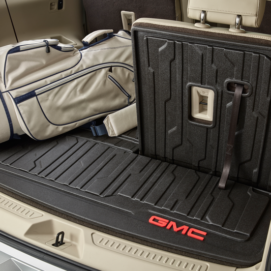 GMC Integrated Cargo Liner - GMC Logo, Jet Black 84938211