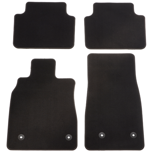 Cadillac Floor Mats - Front & Rear Carpet, Jet Black for 2022-2024 CT4 85151381