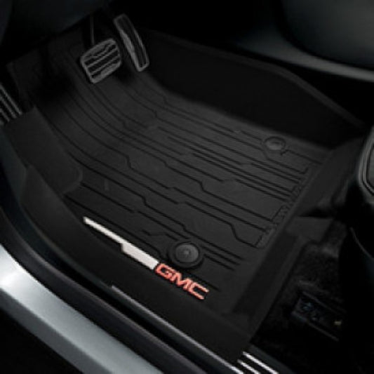 GMC Floor Liners - Front Premium All Weather, GMC Logo, Jet Black for 2017-2023 Acadia 84369001