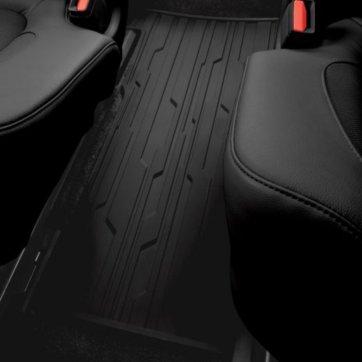 GMC Floor Mats - Third Row Premium All Weather, Captain's, Jet Black for 2017-2023 Acadia 84042974