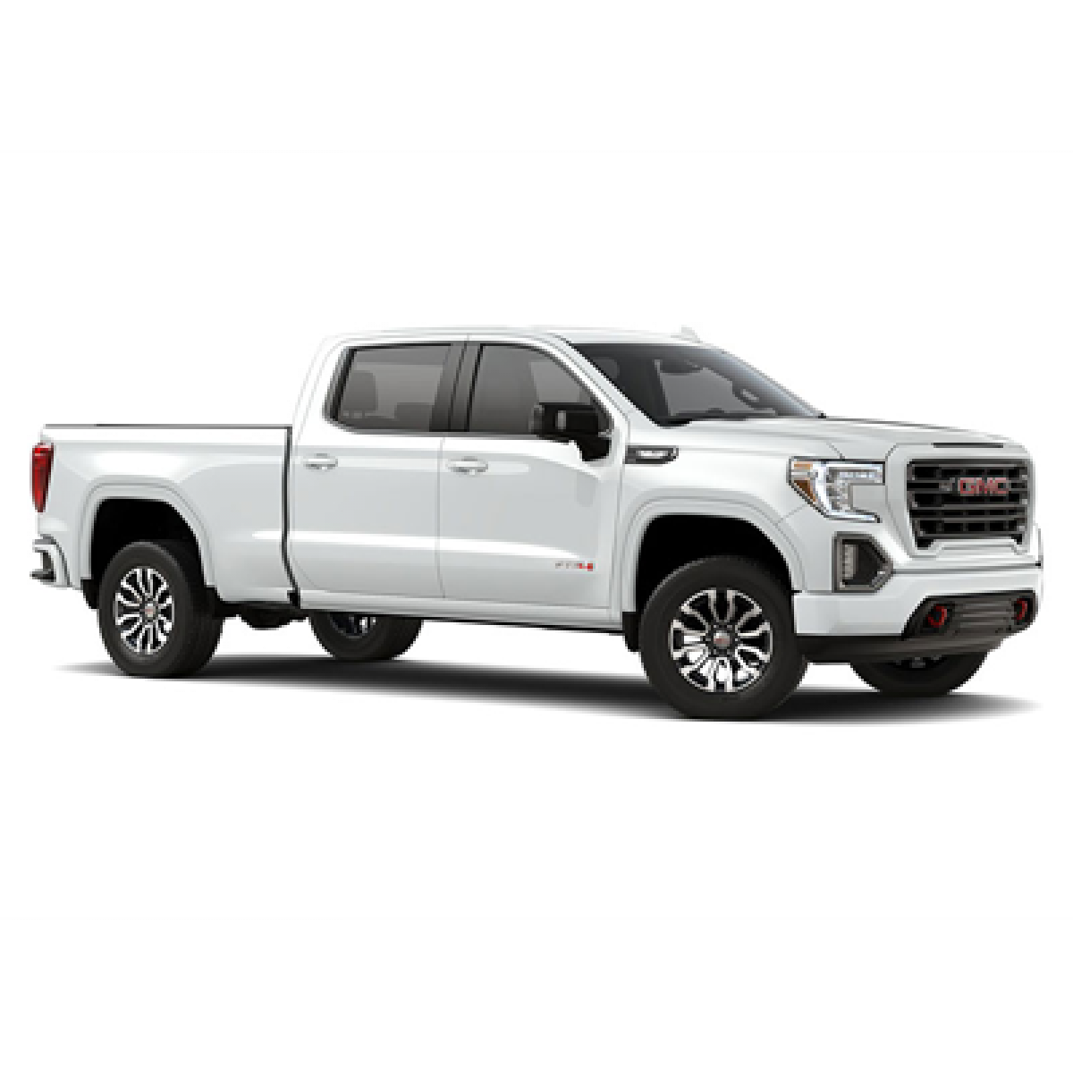 GMC Fender Flares - Front & Rear, White Frost Tricoat for 2021-2024 Sierra 1500 84828575