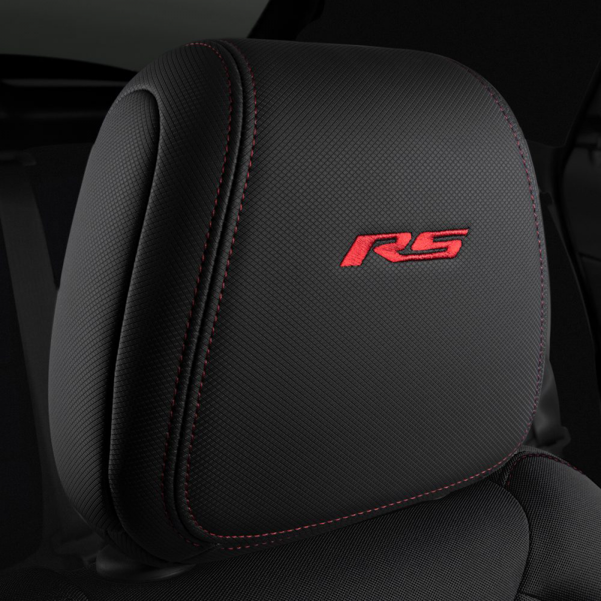 Chevrolet Headrest - Leather, Embroidered RS Logo, Jet Black for 2023 Trailblazer 42766582