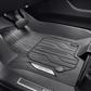 GMC 2023-2024 Yukon Floor Liners - Front Premium All Weather, Chrome GMC Logo, Jet Black 84776601