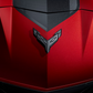 Chevrolet 2023 Corvette Exterior Emblems - Dark Stealth Crossed Flags Emblems, Carbon Flash Metallic 84872169