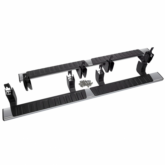 Chevrolet Tubular Assist Steps - 5 inch, Rectangular, Chrome 86805448