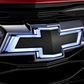 Chevrolet Exterior Emblems - Front Illuminated and Rear Non-Illuminated Bowtie, Black 84701895