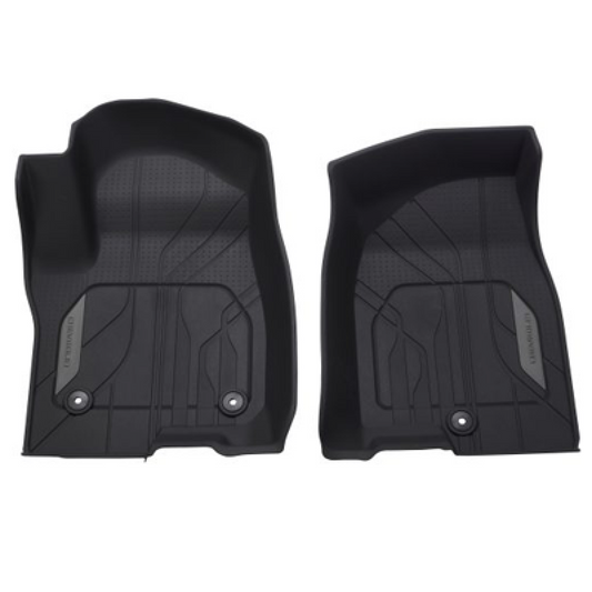 Chevrolet Floor Liners - Front Premium All Weather, Chevrolet Script, Jet Black 84646685