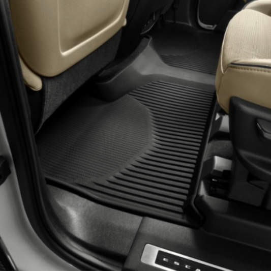 Cadillac Floor Liners - Rear Premium All Weather, Jet Black 84700141