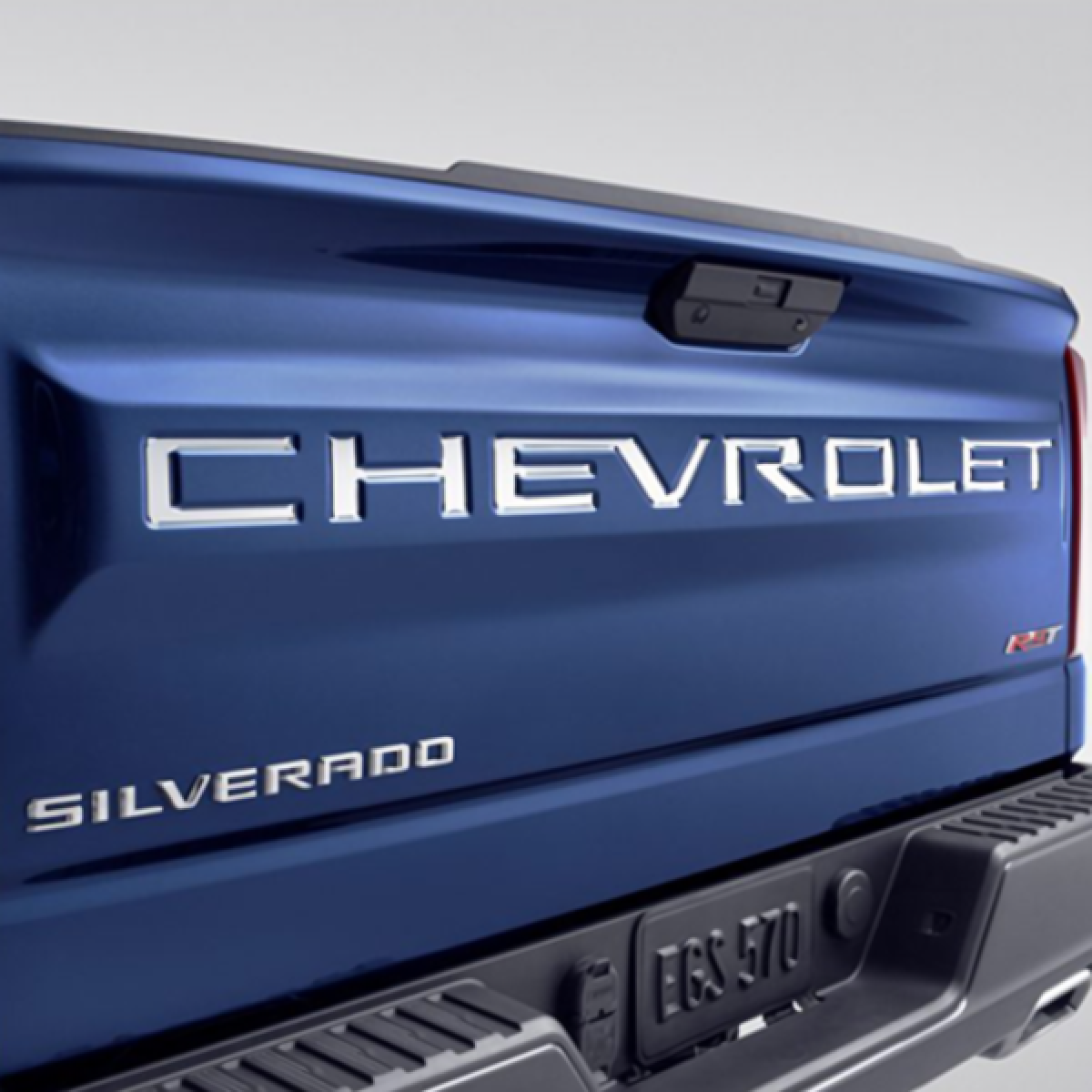 Chevrolet Decals - Associated Accessories, Tailgate Lettering, Polished Stainless Steel 19417967