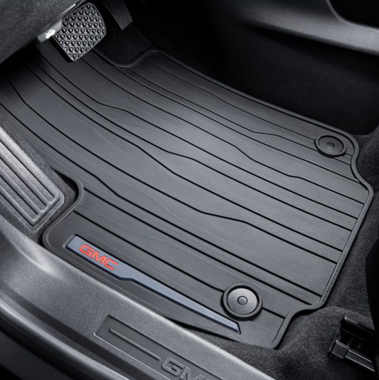 GMC Floor Mats - Front Premium All Weather, GMC Logo, Jet Black for 2018-2024 Terrain 23323102