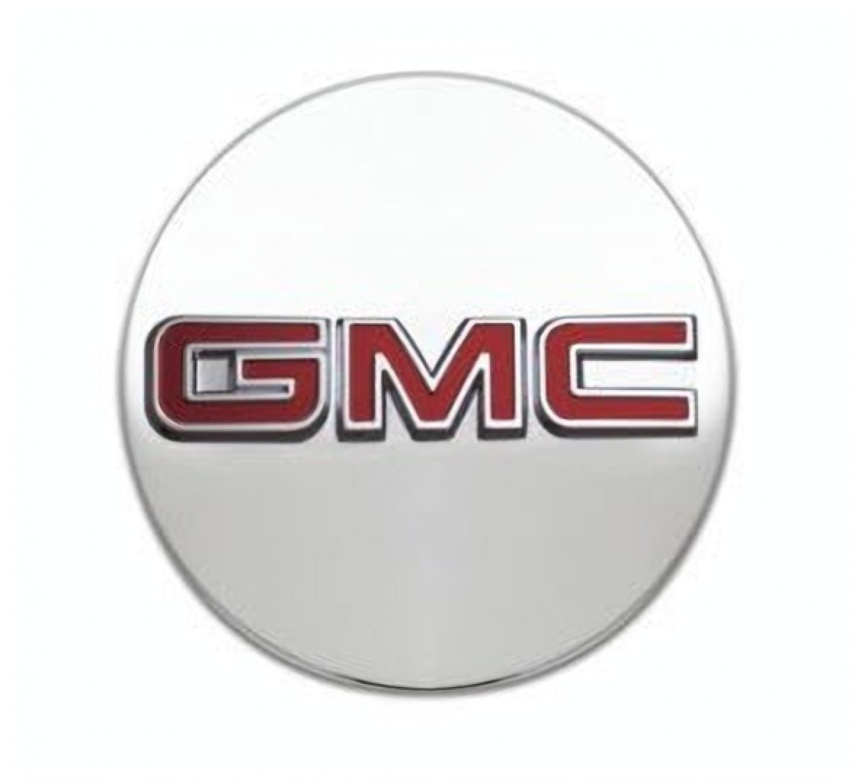 GMC Centre Cap - Bright Aluminium Finish with GMC Logo 19303773