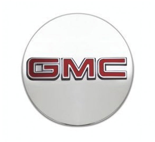 GMC Centre Cap - Bright Aluminium Finish with GMC Logo 19303773
