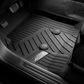 Chevrolet Floor Liners - Front Premium All Weather, Chrome Bowtie Logo, Jet Black for 2015-2022 Colorado 84708367