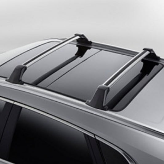 Cadillac Roof Rack Cross Rail Package - Removable, Bright Anodized Aluminium 84121220