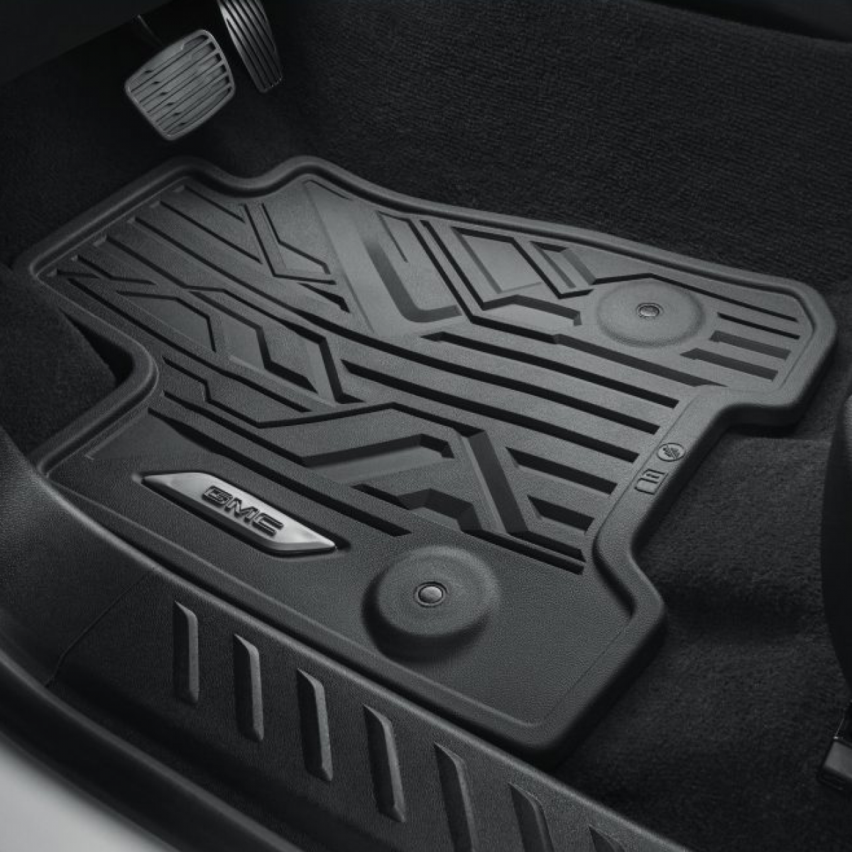 GMC 2024 Canyon Floor Mats - Front Premium All Weather, GMC Logo, Jet Black 85654733