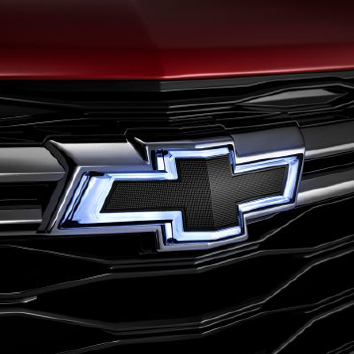 Chevrolet Exterior Emblems - Front Illuminated and Rear Non-Illuminated Bowtie, Black 84701901