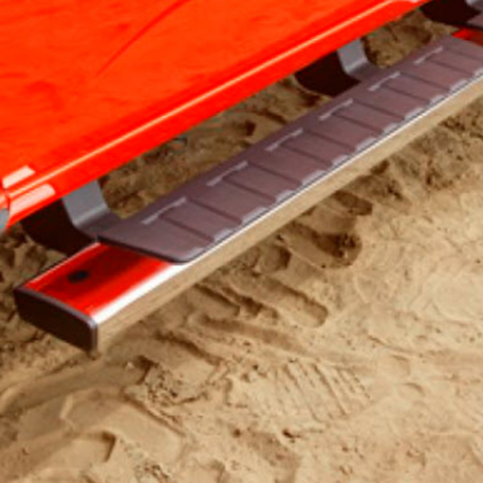 GMC Tubular Assist Steps - 5 inch, Rectangular, Chrome 84157162