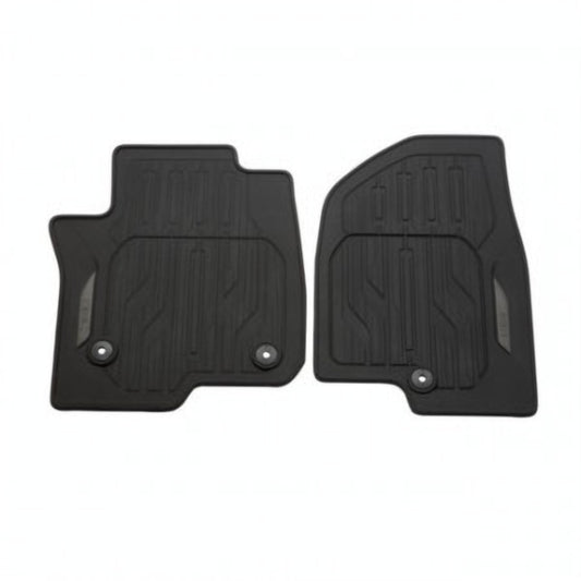 GMC Floor Mats - Front Premium All Weather, GMC Script, Jet Black 84503128