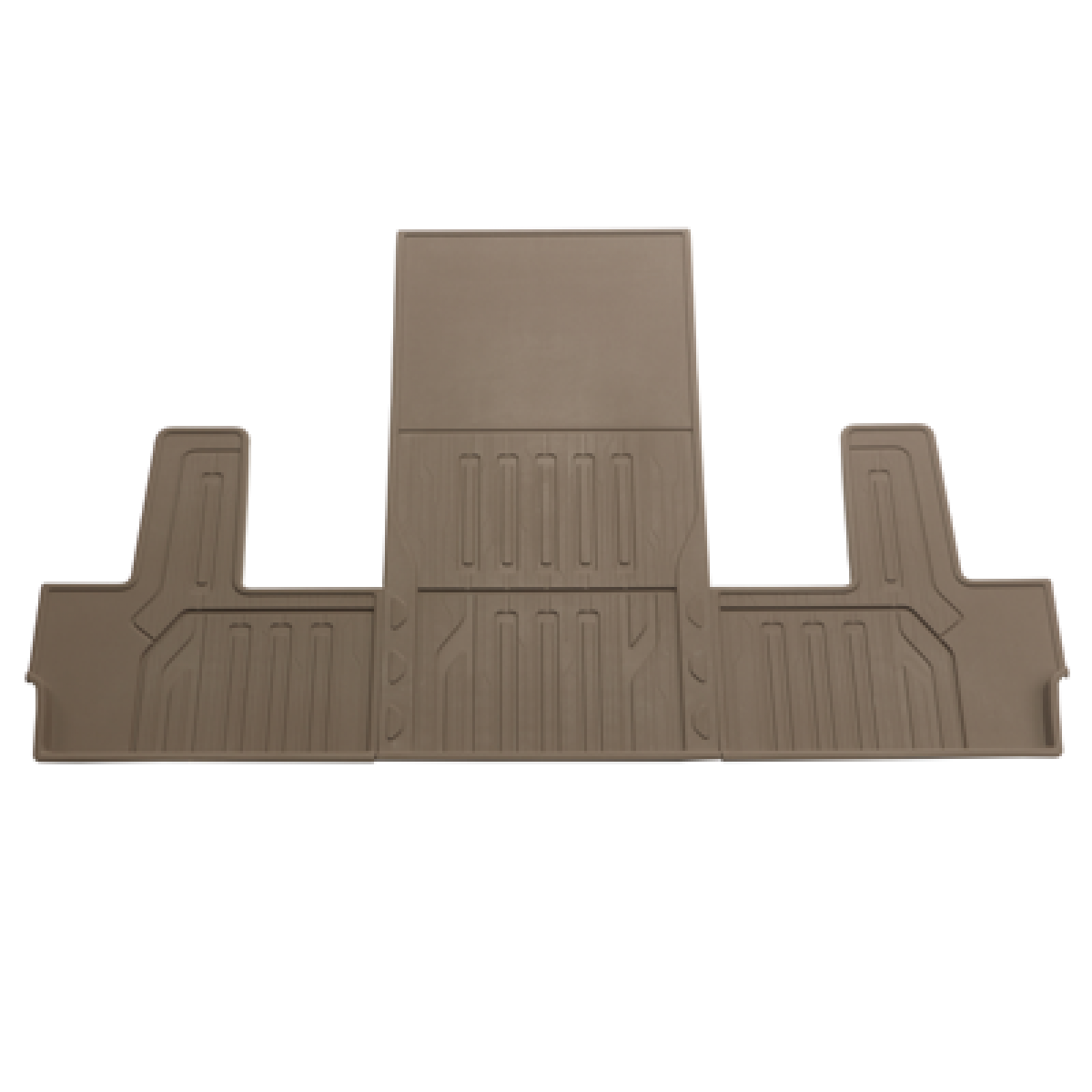 GMC Floor Liners - Third Row Premium All Weather, Capitain's, Teak for 2023-2024 Yukon 84646777