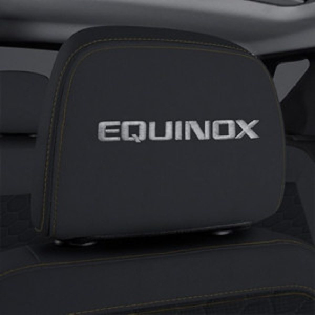 Chevrolet Headrest - Cloth, Equinox Logo, Jet Black 84594438