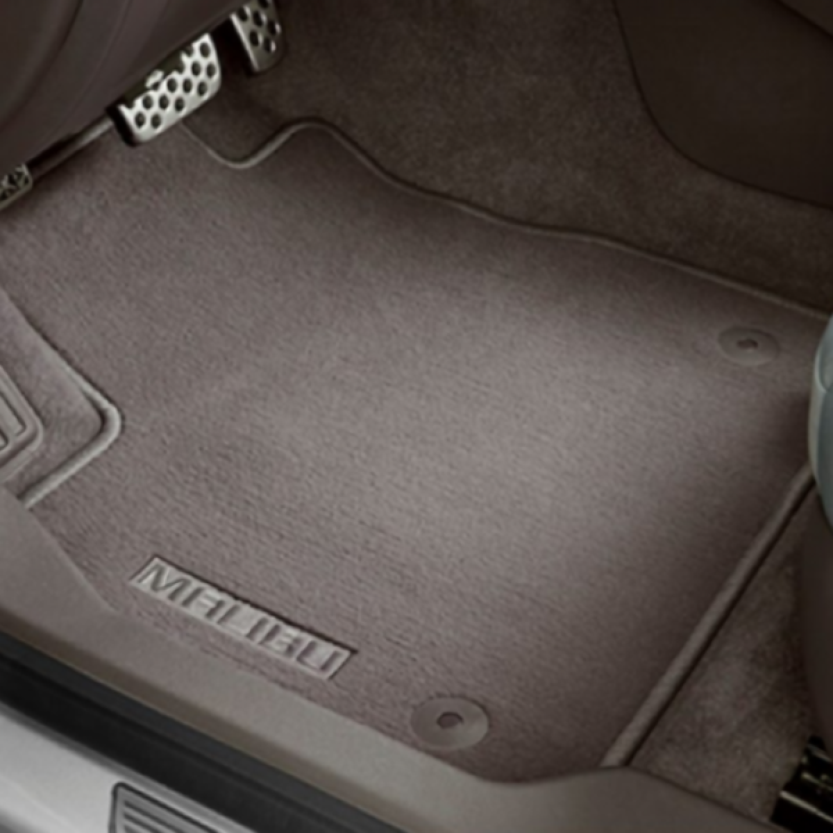 Chevrolet Floor Mats - Front & Rear Carpet, Malibu Script, Dark Atmosphere for 2016-2024 Malibu  23271402