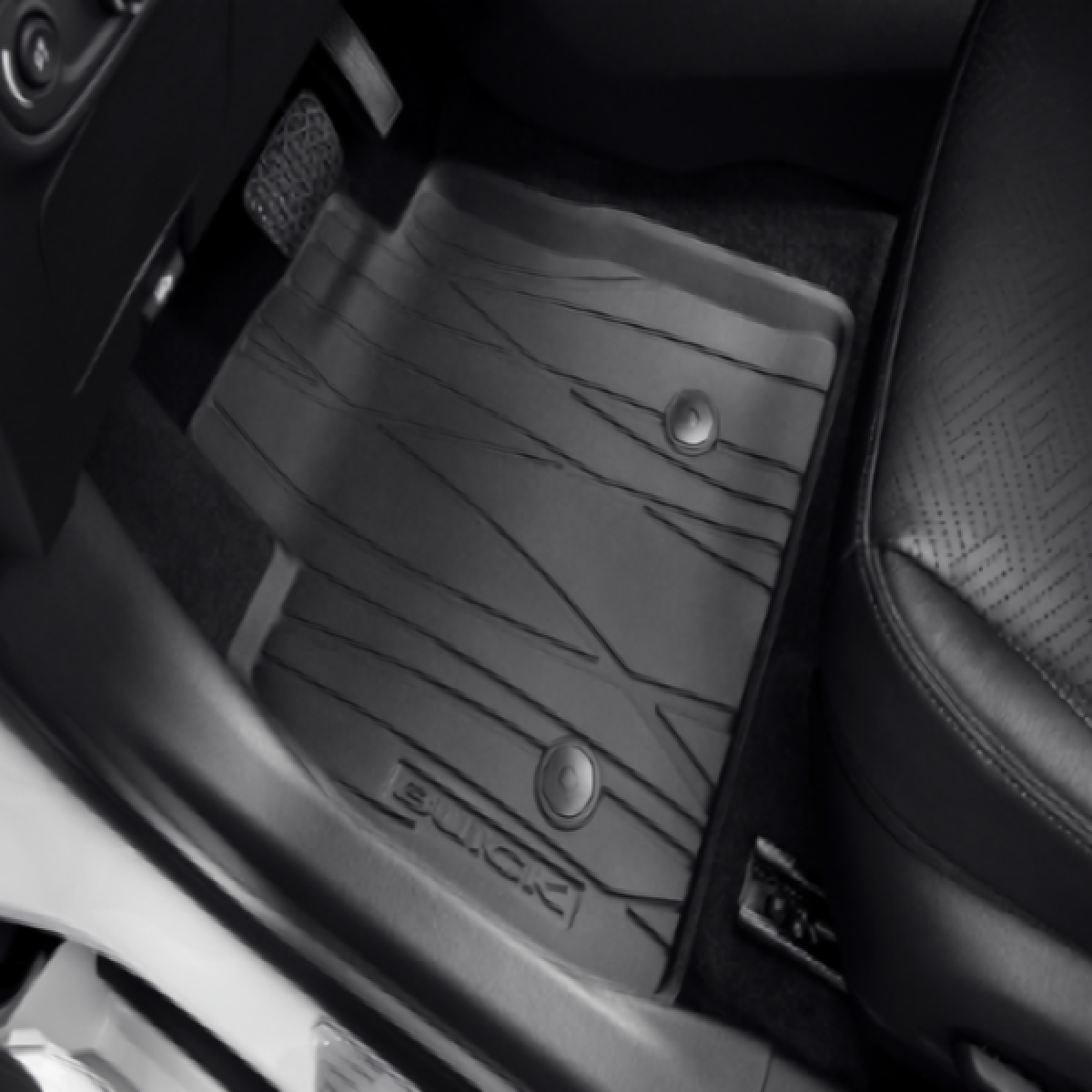 Buick Floor Liners - Front & Rear Premium All Weather, FWD, Ebony 42664382