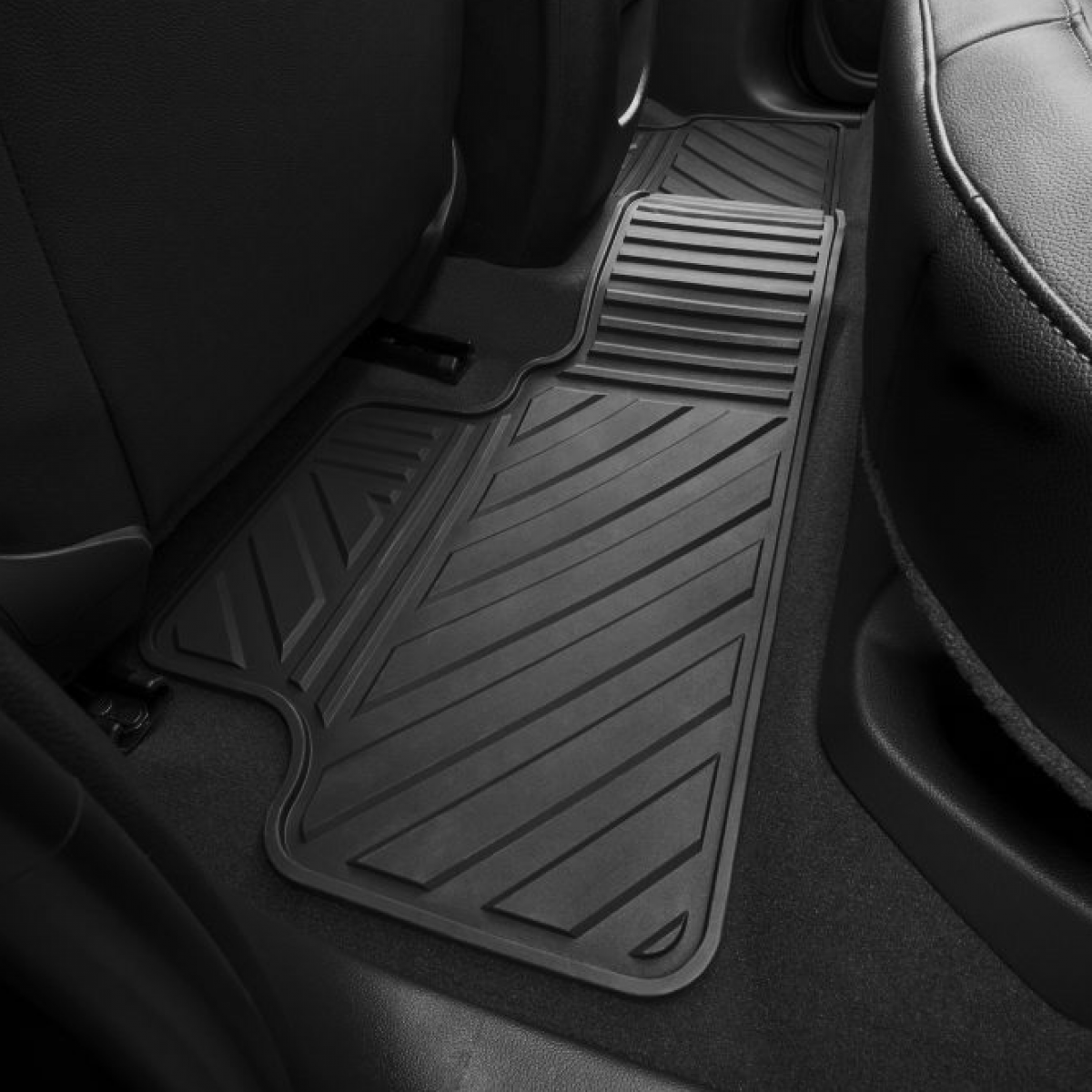 GMC Floor Mats - Second-Row Premium All Weather, Jet Black for 2015-2022 Canyon 23227113