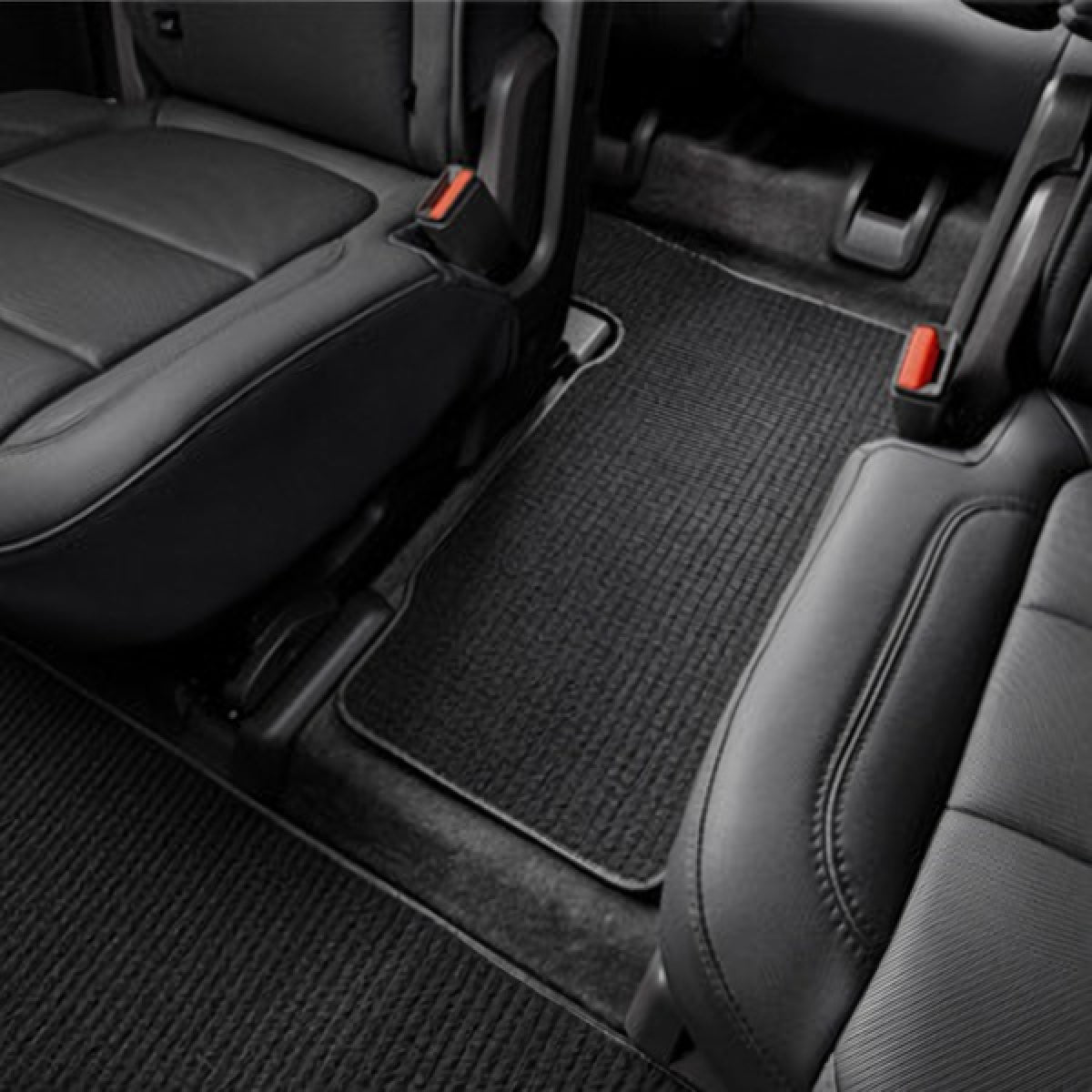 Chevrolet Floor Mats - Third Row Premium Carpet, Bench, Dark Atmosphere with Medium Ash Grey Stitch for 2018-2023 Traverseing 84188781