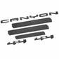 GMC Exterior Emblems - Canyon Elevation, Black 85660261
