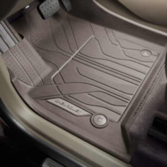 Chevrolet Floor Liners - Front Premium All Weather, Chevrolet Script, Dark Atmosphere for 2018-2022 Traverse  84518110