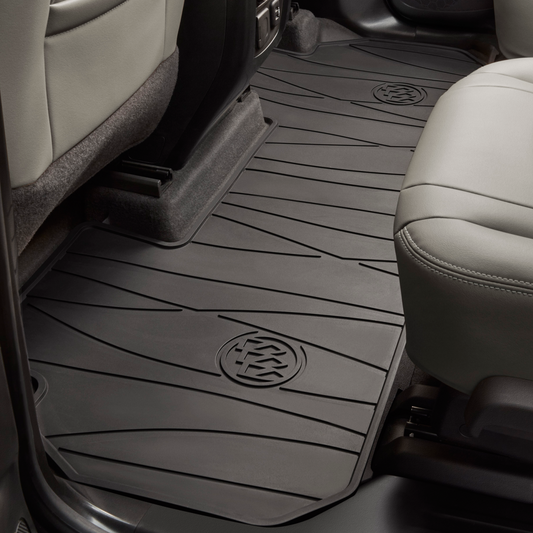 Buick Floor Mats - Second-Row Premium All Weather, Ebony for 2018-2024 Enclave 84205916