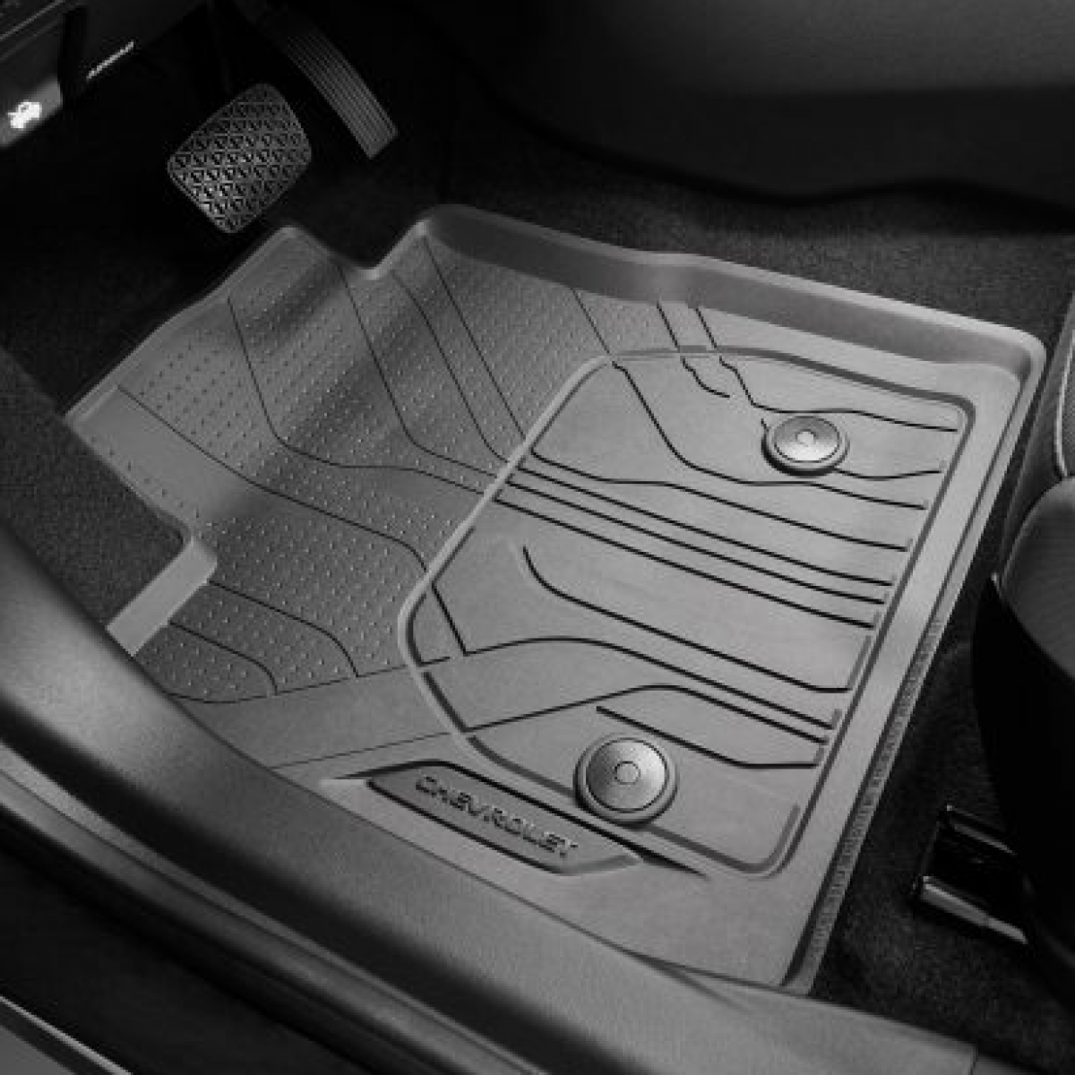 Chevrolet Floor Liners - Front & Rear Premium All Weather, AWD, Chevrolet Logo, Jet Black 42669373