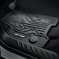 Chevrolet Floor Mats - Front Premium All Weather, Bowtie Logo, Jet Black 85654731
