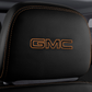 GMC Headrest - Leather, Embroidered GMC Script, Jet Black 84594435