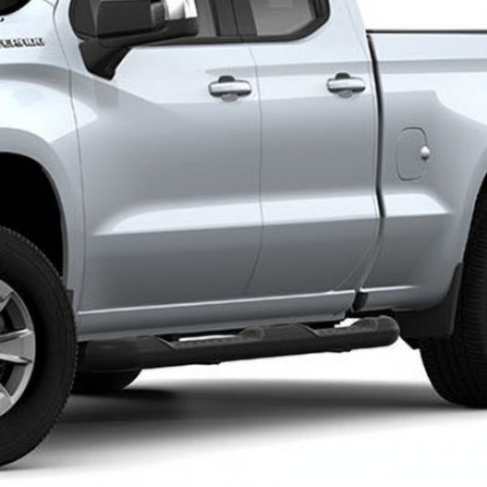 GMC Tubular Assist Steps - 4 inch, Round, Black 84011358