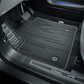 Cadillac Floor Mats - Front & Rear Premium Carpet, Cadillac Logo, Noir 84983147
