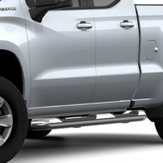 GMC Tubular Assist Steps - 4 inch, Round, Chrome 84011359